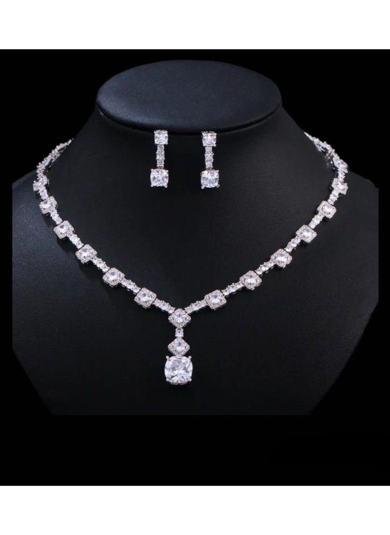 Generic - Cubic Zirconia necklace set - Image 1