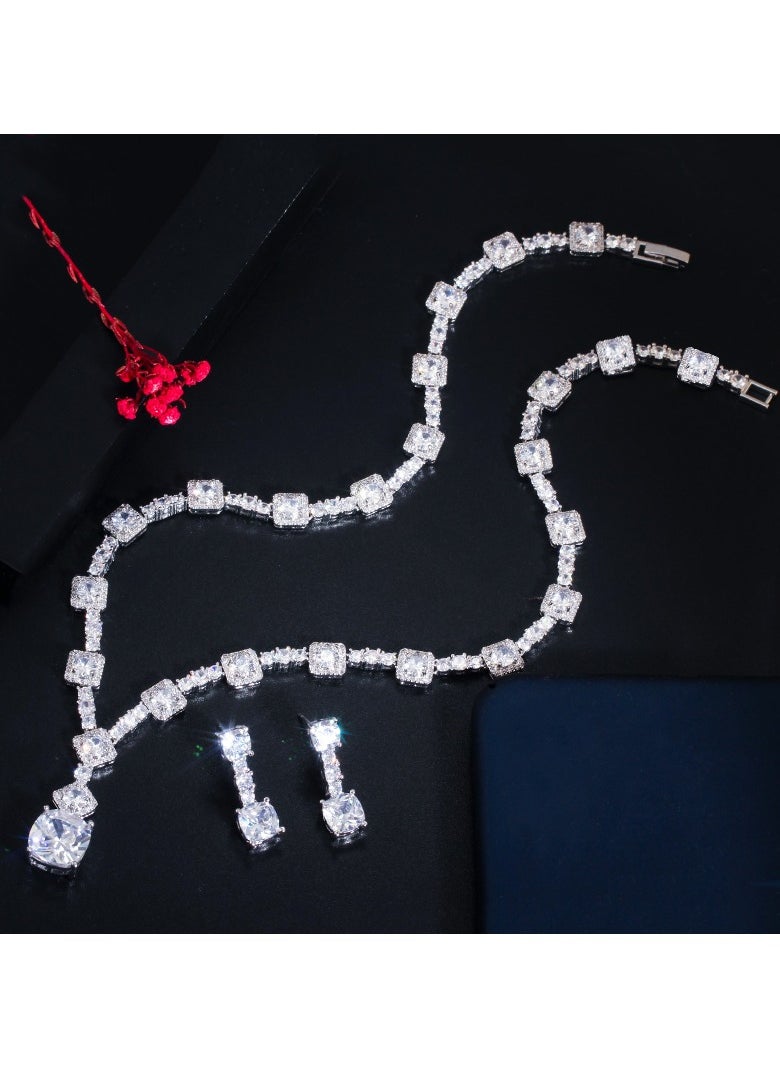 Generic - Cubic Zirconia necklace set - Image 1