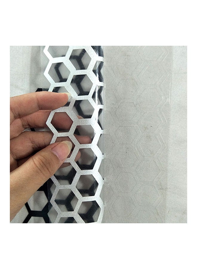 Loquat 6Pcs/Set PVC Car Rear Tail Light Taillight Lamp Cover Honeycomb Stickers - Image 5