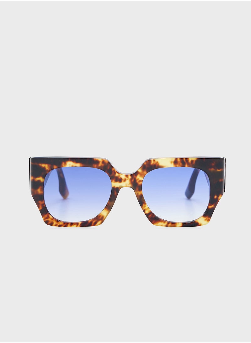 Victoria Beckham Rectangle Sunglasses  - Image 2