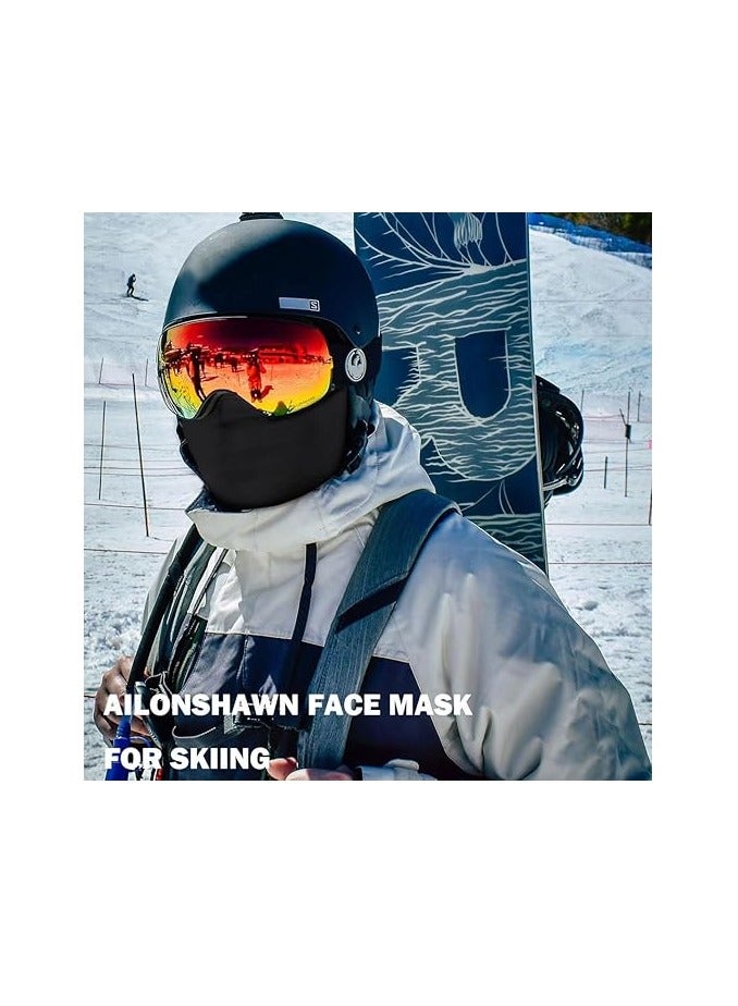Generic Winter Balaclava Ski Mask for Cold Weather Polar Fleece Warm Balaclava Mask Windproof Mask for Men and Women (Brown) - Image 5
