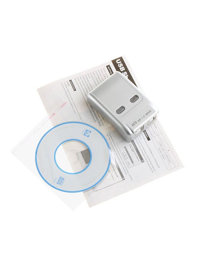 NIBEMINENT Usb 2.0 Sharing Switch Hub 2 Pc To 1 Printer/scanner Newrok Switcher Gc580 multicolour - Image 3