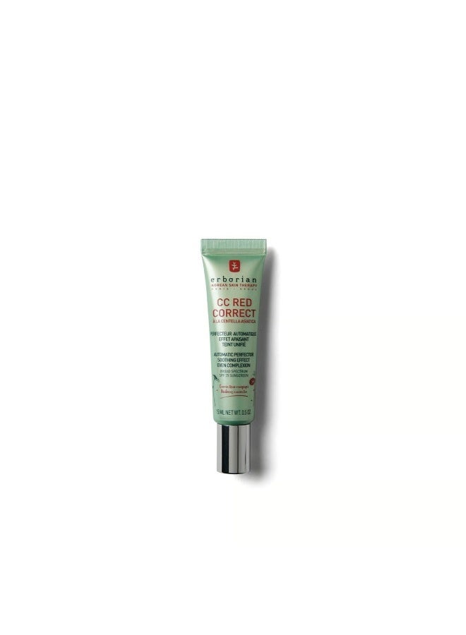 Erborian CC Red Correct SPF25 Anti-Redness 15ml - Image 1