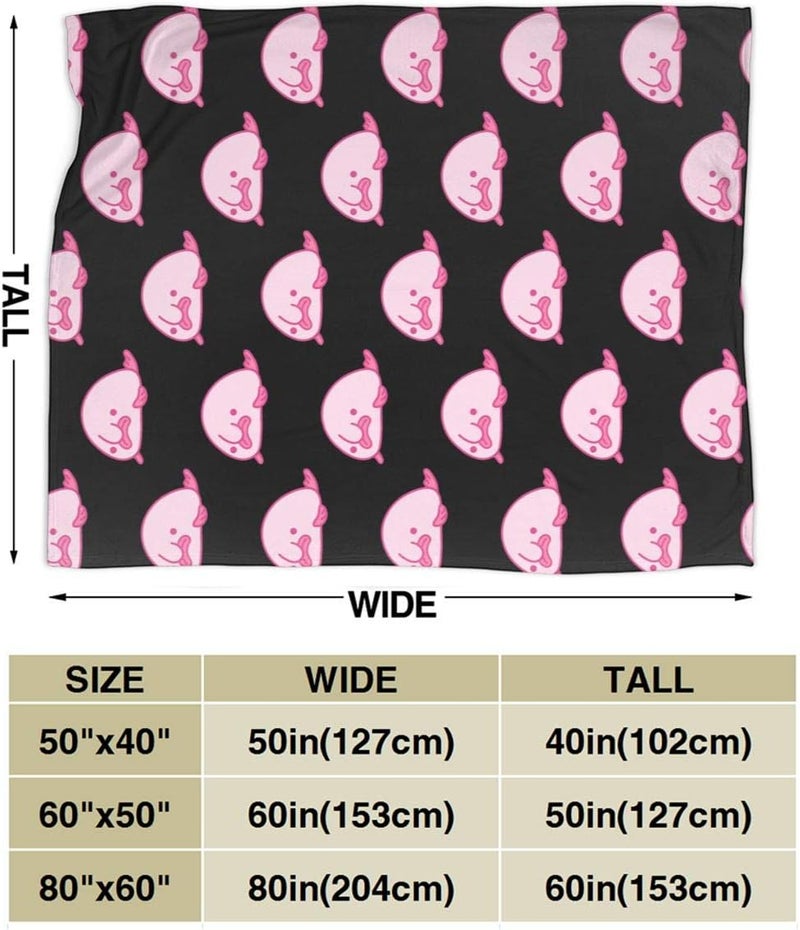 SAPOY The Blobfish Ultra-Soft Micro Fleece Blanket Winter Quilt for Bed 50"x40" - Image 3