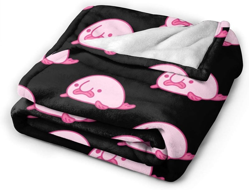 SAPOY The Blobfish Ultra-Soft Micro Fleece Blanket Winter Quilt for Bed 50"x40" - Image 2