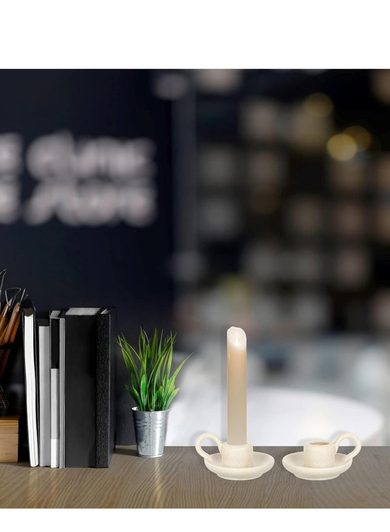 Excefore حوامل الشموع الخزفية، حوامل الشموع الزخرفية، ديكور عشاء الشموع، قواعد استقرار الشموع، حوامل الشموع مع مقبض، قطع عرض الشموع، هدايا لبيت المليون، لطاولة، centerpiece، زفاف - Image 2