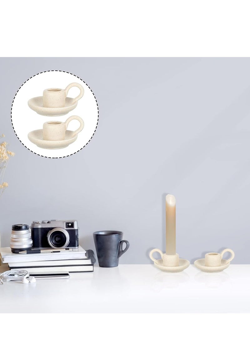Excefore حوامل الشموع الخزفية، حوامل الشموع الزخرفية، ديكور عشاء الشموع، قواعد استقرار الشموع، حوامل الشموع مع مقبض، قطع عرض الشموع، هدايا لبيت المليون، لطاولة، centerpiece، زفاف - Image 4