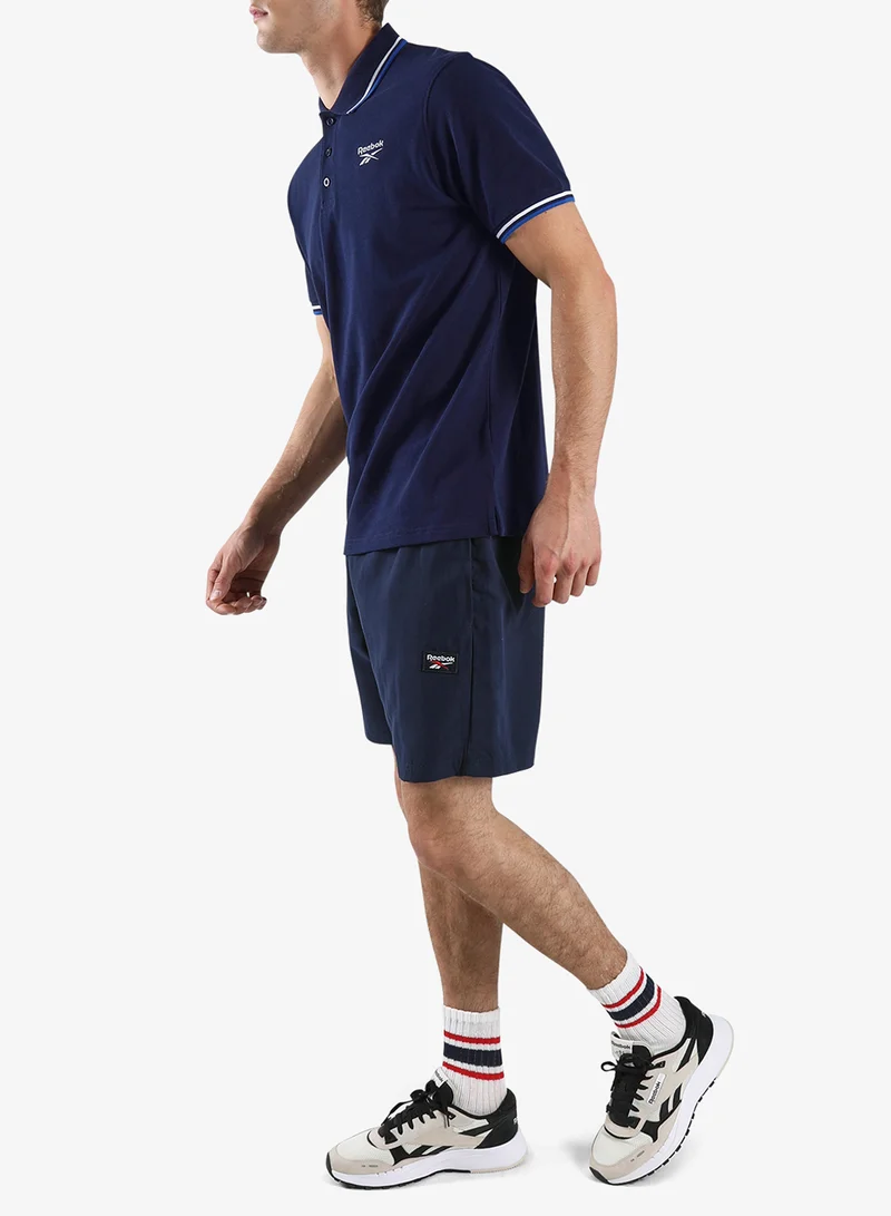 Reebok Id Striped Rib Polo