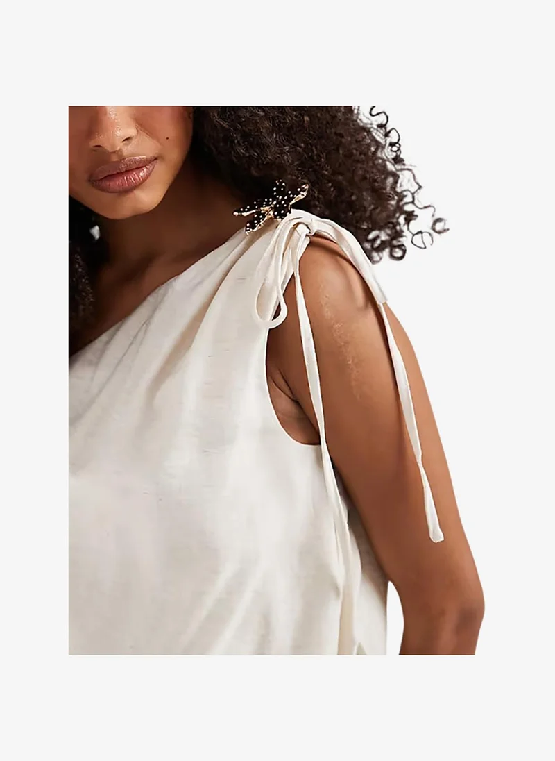 Vero Moda  Women's VMAIA Oversized Detail Woven Top for Women | Best Price UAE
