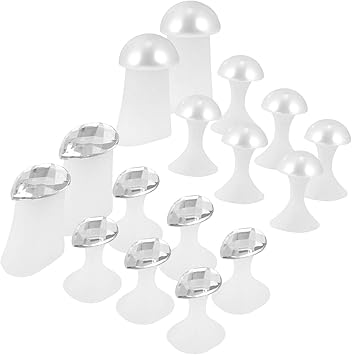 minkissy Pearls Style Silicone Toe Separators Spacers Spreaders Cushions Toes Dividers Pedicures Nail Art Tools Polish Guards for Home Salon White - Image 1