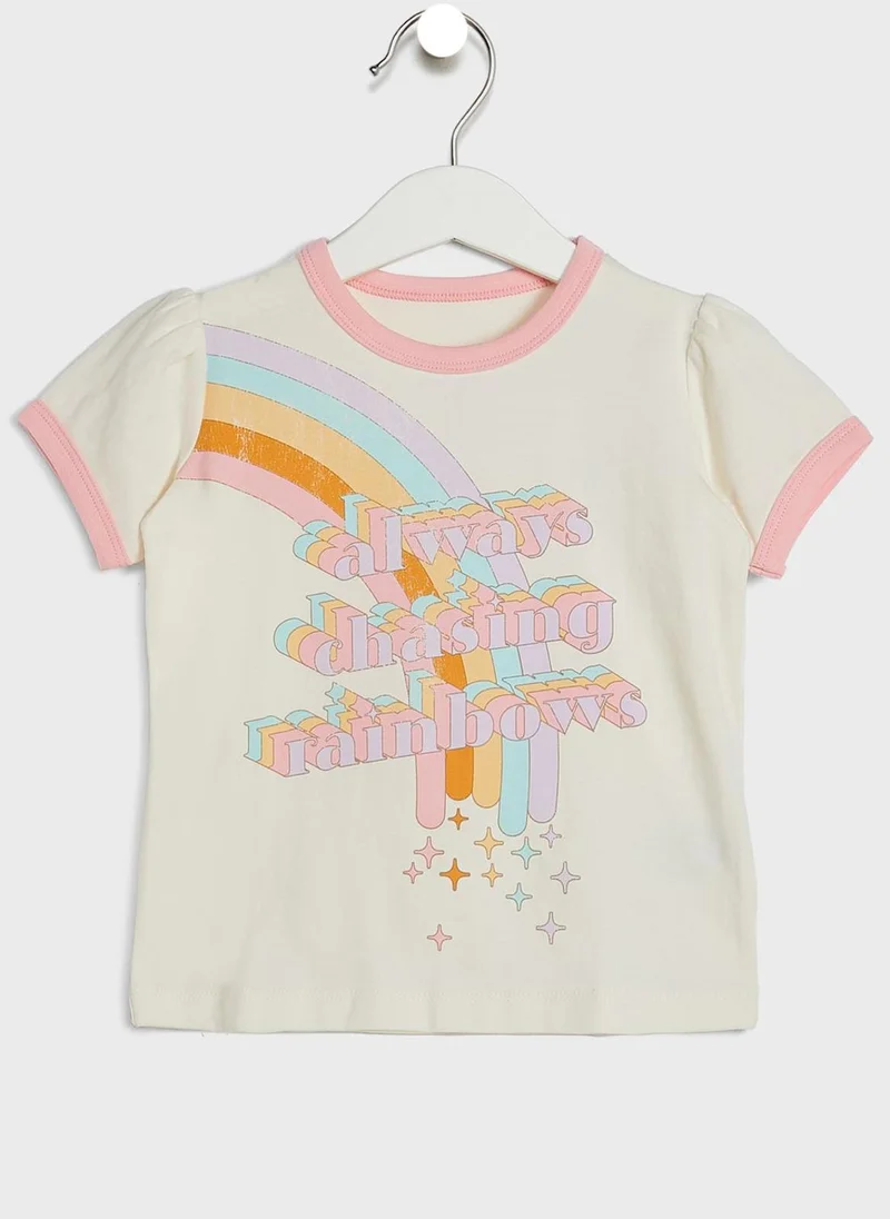 Cotton On Kids Rainbow Pyjama Set