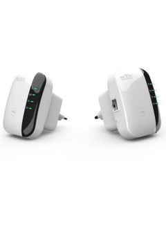 NIBEMINENT Wireless-N Range Extender Wi-Fi Repeater reless Mbps White/Black  - Image 5