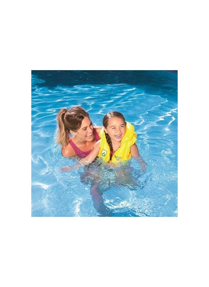 Bestway 32034-Inflatable Life Jacket Swimsuit 51×46cm/20"×18", Yellow  - Image 2