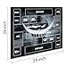 Extalas Playmat for One Piece Card Game for Two Players 24x24 inches with 4Pocket Card Binder Set and 400 Card Capacity Smell - Image 4