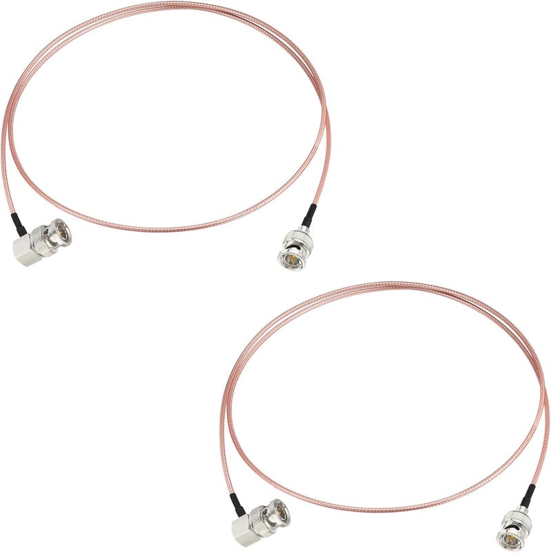 Superbat HD-SDI 3G SDI Cable BNC Male to Right Angle BNC Male 75 Ohm RG179 Jumper Cable 3ft for Surveillance Camera System CCTV/DVR Cables 2-Pack - Image 2