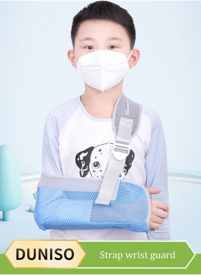 دونيسو حبال الذراع للأطفال 1 / 4Œحبال ذراع قابلة للتعديل لدعم الكتف ï 1 / 4 Œ حبال دعم الذراع القابل للتنفس 1 / 4 درجة الذراع الأيسر والأيمن لتعافي الطفل - Image 1
