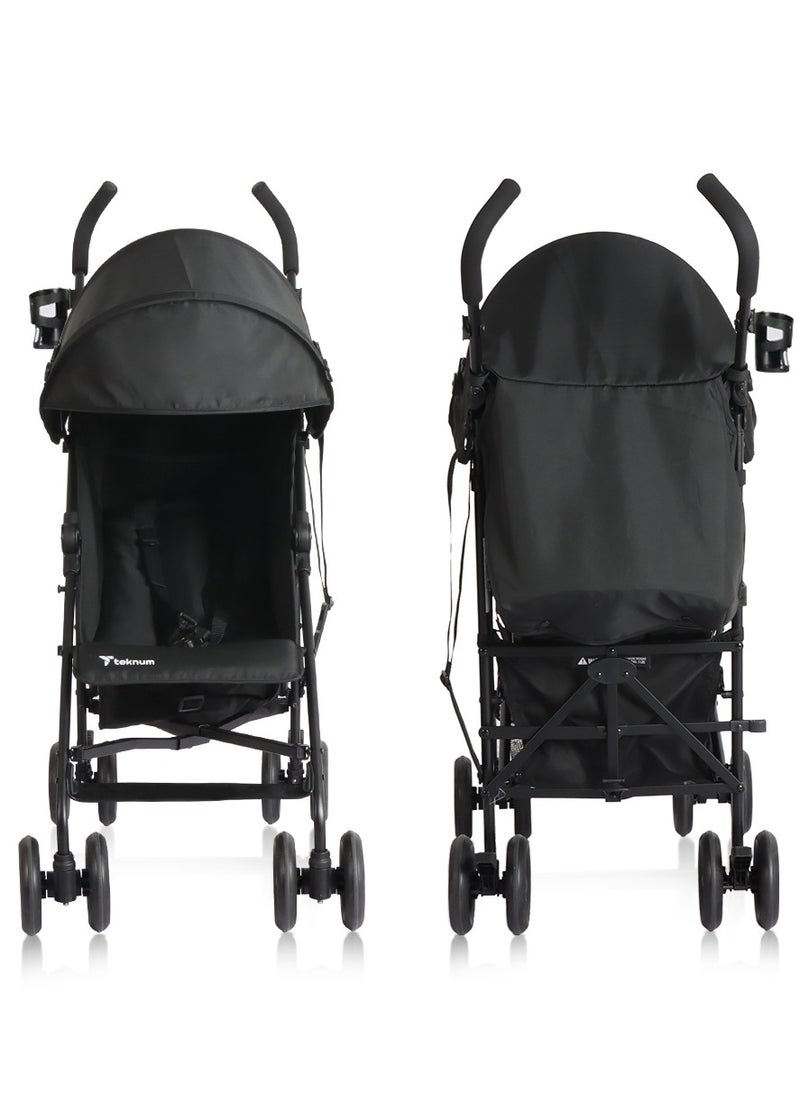 TEKNUM TEKNUM Eco Lite 2 Stroller with Cup holder - Black  - Image 4