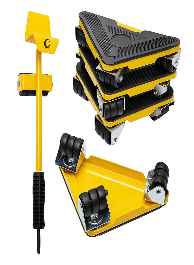 Lynacz Heavy Duty Furniture Lifter with 4 Sliders | 5 Pack Tool Set for Lifting, Sliding & Moving Heavy Furniture at Home - Image 2