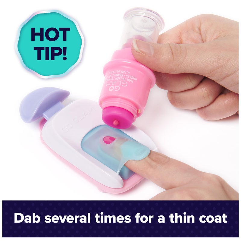 كوول مايكر Cool Maker Go Glam Studio Nail Kit Style 200 Nails 4 Designs 2 Approacts & Mask (Mask Mask Mass (التغليف قد تختلف) الفنون والحرف للأعمار 7 وما فوق - Image 3