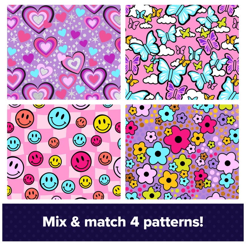 كوول مايكر Cool Maker Go Glam Studio Nail Kit Style 200 Nails 4 Designs 2 Approacts & Mask (Mask Mask Mass (التغليف قد تختلف) الفنون والحرف للأعمار 7 وما فوق - Image 4