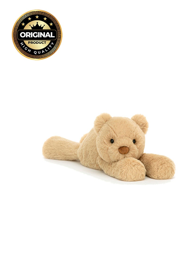 Jellycat Smudge Bear 13cm Soft Plush Toy, Small Cuddly Bear with Floppy Paws, Classic Stuffed Animal Gift - Image 1