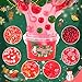 Okaybee Watermelon Red Slime Kit Clear Slime Bucket with Clay 10 Packs of Addins Slimes Party Favors for Kids Sensory Toys Slimes Kit Birthday Easter Hallowmas for Girls Boys Ages 812 - Image 4