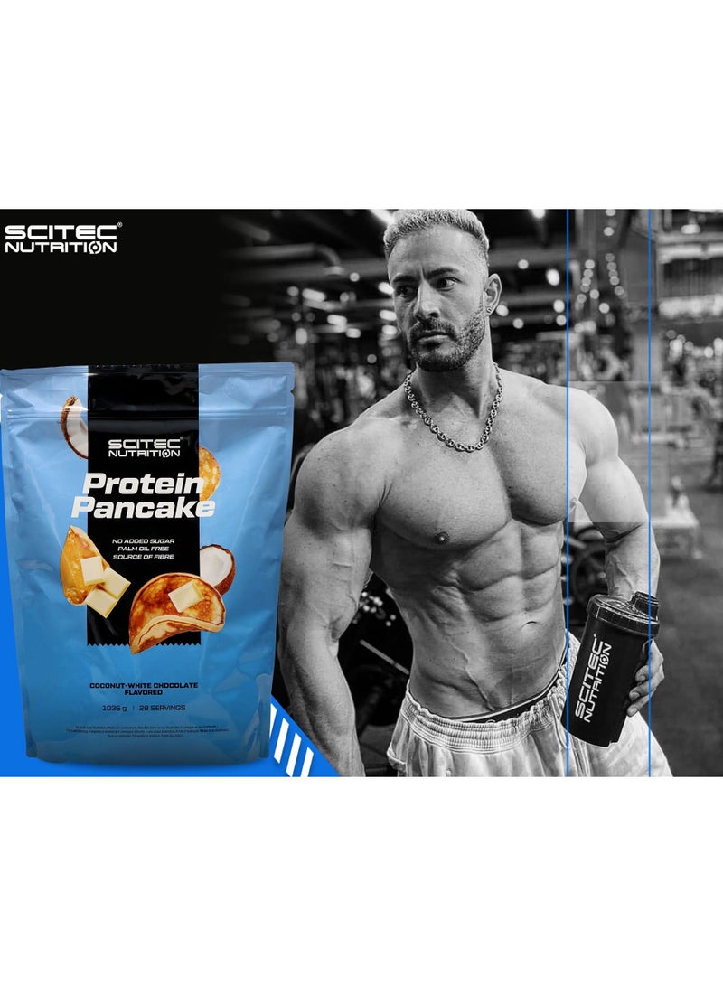 سيتيك نيوتريشن سايتك نيوتريشن بان كيك بروتين 1036 جرام بنكهة الشوكولاتة البيضاء وجوز الهند - Image 4