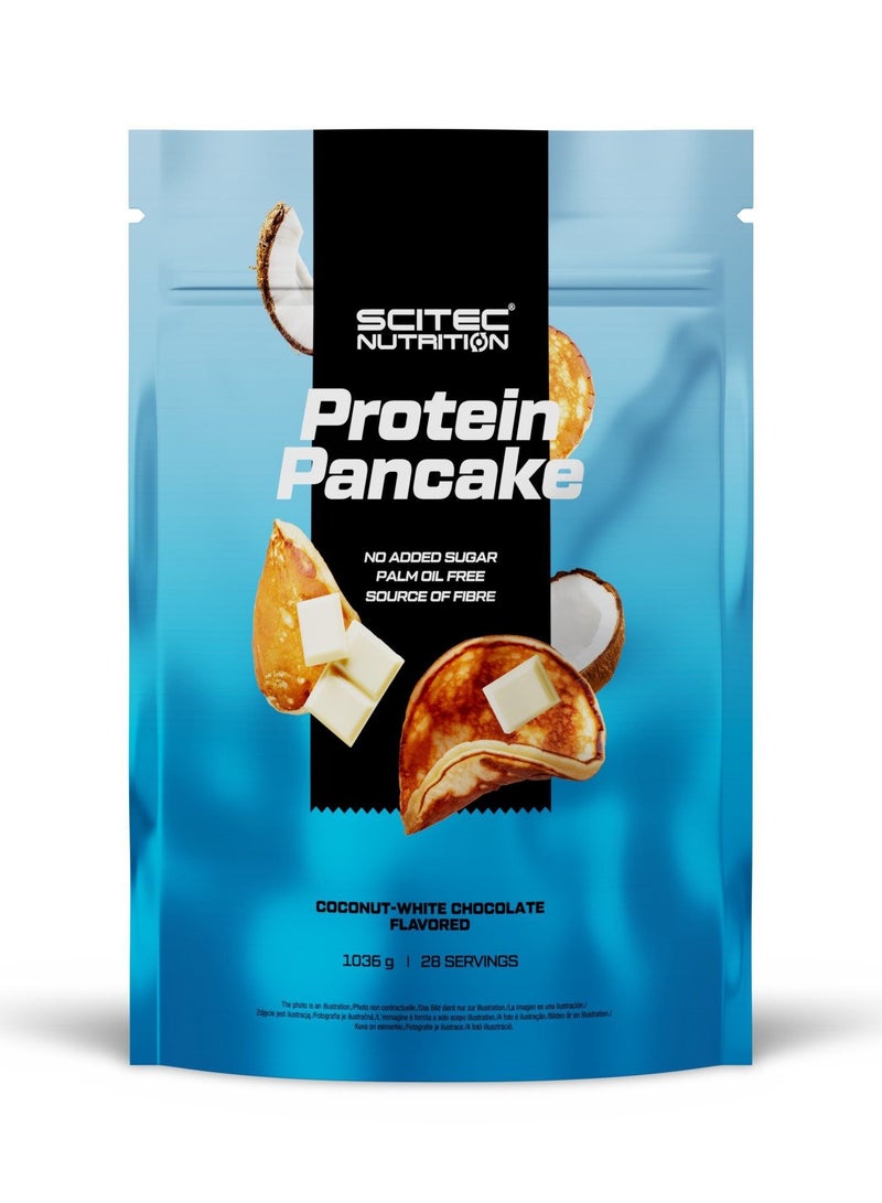 سيتيك نيوتريشن سايتك نيوتريشن بان كيك بروتين 1036 جرام بنكهة الشوكولاتة البيضاء وجوز الهند - Image 2