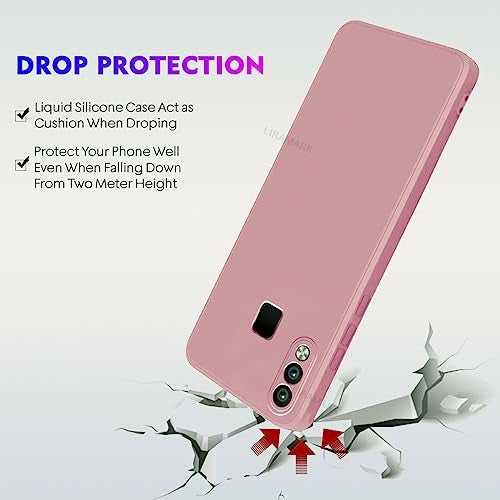 LIRAMARK Silicone Soft Back Cover Case for Vivo Y95 / Vivo Y93 / Vivo Y91 (Silicone Pink) - Image 5