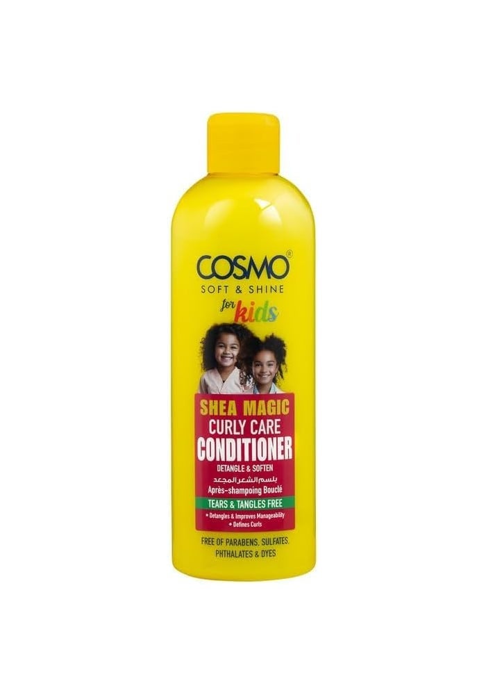 Cosmo Soft & Shine Shea Magic Curly Care Conditioner for Kids - 480ml - Image 1