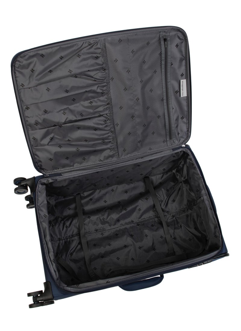 it Luggage it luggage UPPER LITE Precursor, Unisex Polyester Material Soft Case Luggage, 8x360 degree Spinner Wheels, Expandable Trolley Bag, Telescopic Handle, TSA lock, 12-2883B08, Size Cabin, Color Dress Blue  - Image 5
