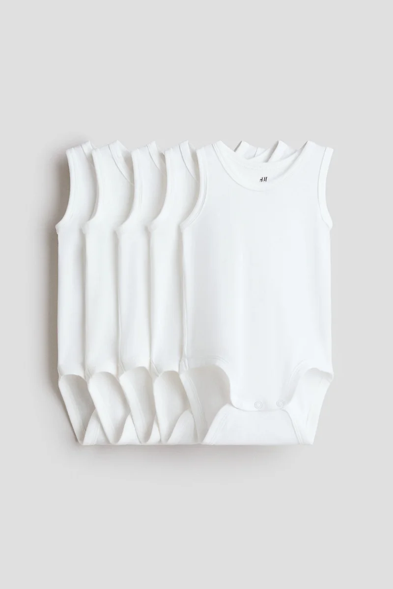 H&M 5-pack cotton bodysuits