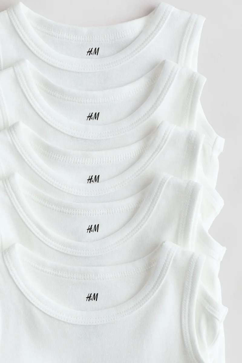 H&M 5-pack cotton bodysuits