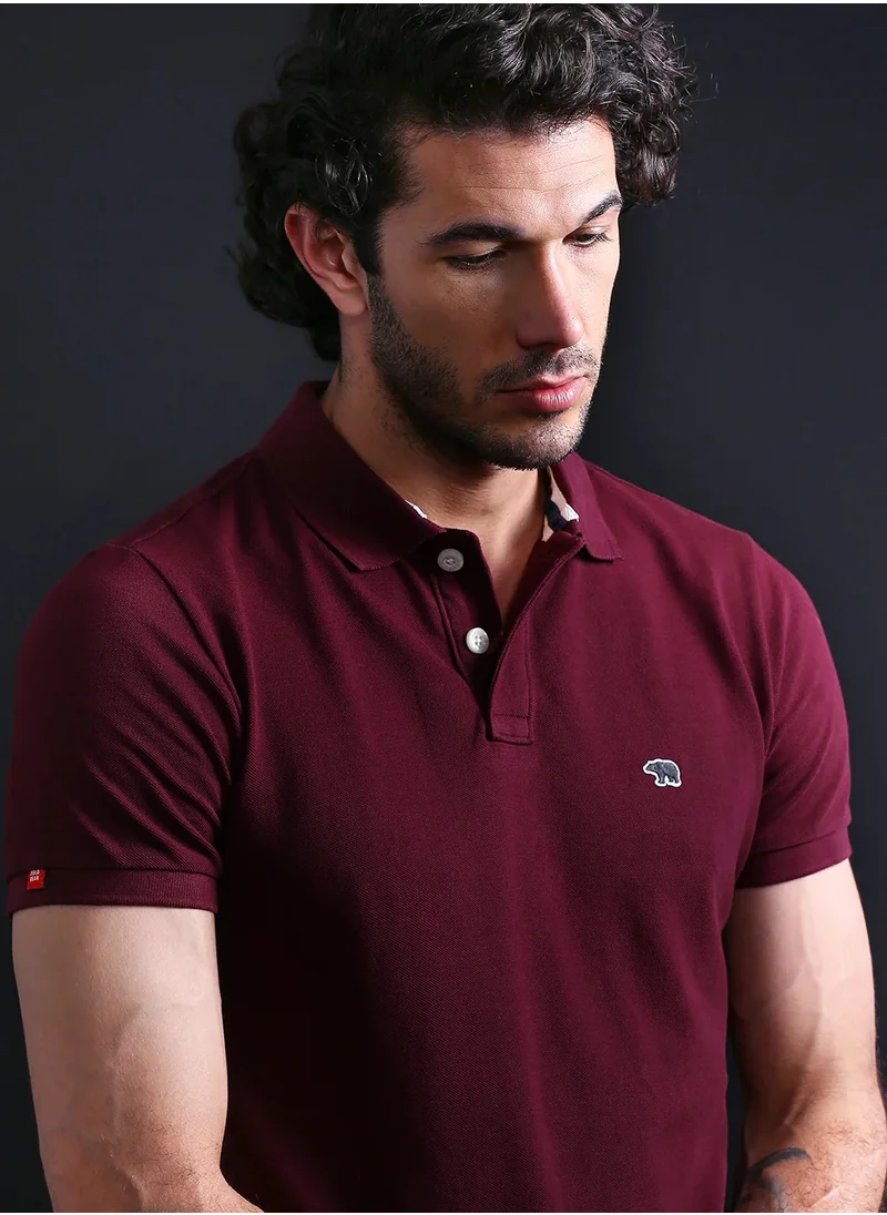 THE BEAR HOUSE Men’s Polo T-Shirt – Soft, Breathable Cotton, Classic Fit for All-Day Comfort, Stylish Casual Shirt for Summer, Everyday Wear & Outdoor Activities