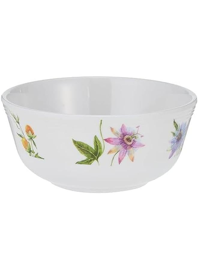 Servewell Melamine 24 Pcs Dinner Set Tdw Mimosa Design 11 Inch Dinner Plate 4Pc 7 Inch Small Plate 4Pc Bowl 9.5Cm 6Pc Sauce Dish 10Cm 4Pc Soup Spoon 13.5Cm 6Pc - Image 4