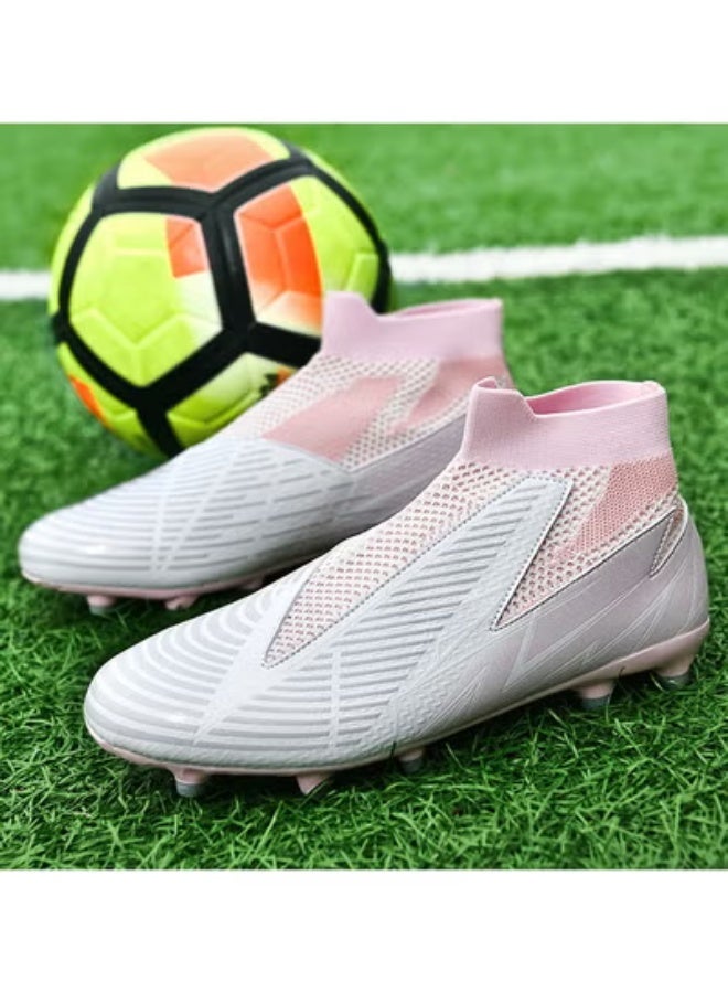 SKT Shiketro High-Top Lace-Free Adult Football Shoes Training Shoes Men's And Women's Outdoor Running Shoes - Image 3