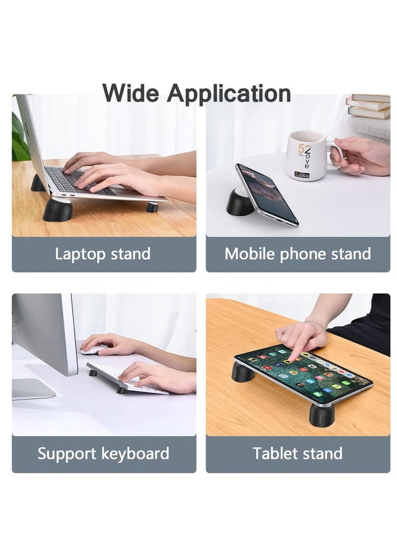 KASTWAVE - Laptop Cooling Stand Small Universal Invisible Cooler Ball Portable Magnetic Tilting Holder Foot for MacBook Computer Notebook Keyboard and Tablet PC - Image 1