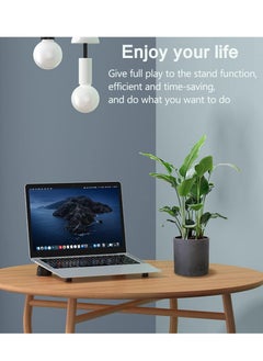 KASTWAVE Laptop Cooling Stand Small Universal Invisible Cooler Ball Portable Magnetic Tilting Holder Foot for MacBook Computer Notebook Keyboard and Tablet PC  - Image 3