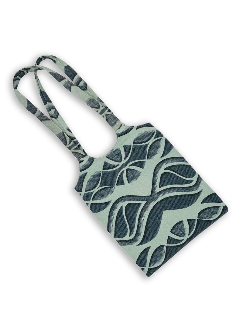 Casual Printed Linen Tote Bag  H230010b