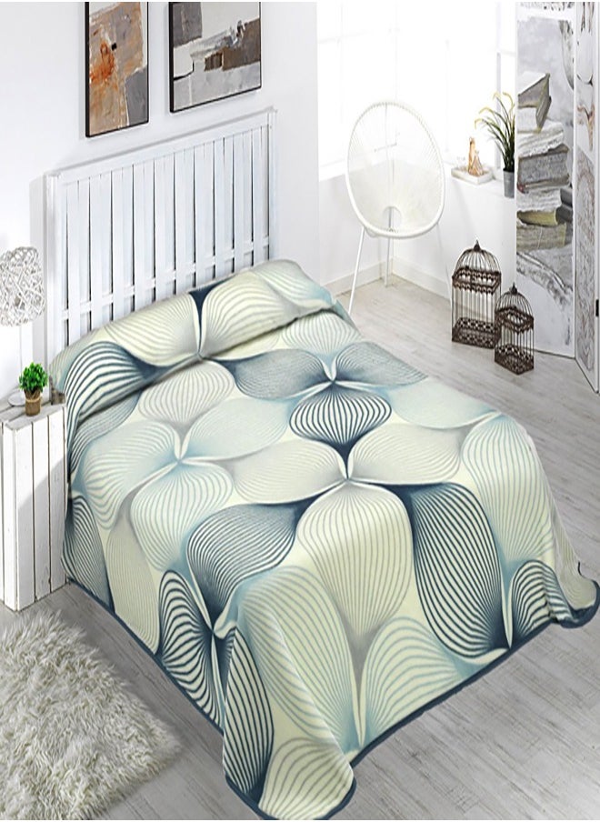Mora spain - Mora Gold blanket- Model K58 - Size: 220 * 240- consisted of 85% acrylic - 15% polyester - weight 4.450 kg-country of origin Spain. - Image 1