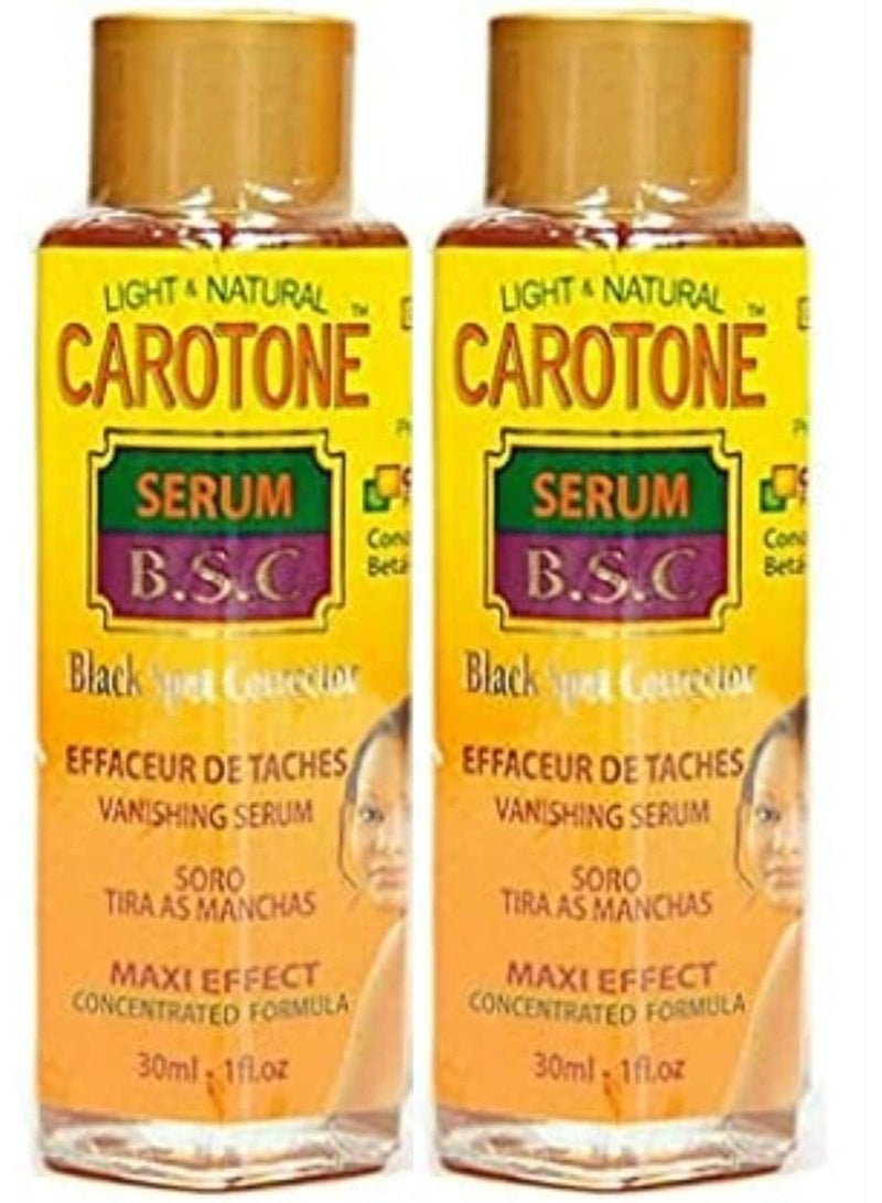 Carotone Black Spot Corrector (B.S.C) Serum 2PC COMBO PACK – Concentrated Dark Spot Remover and Skin Brightening Multi-Vitamin Formula (2 x 30ml) - Image 1
