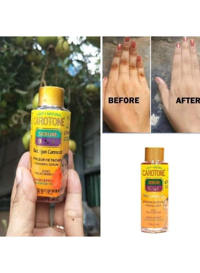Carotone Black Spot Corrector (B.S.C) Serum 2PC COMBO PACK – Concentrated Dark Spot Remover and Skin Brightening Multi-Vitamin Formula (2 x 30ml) - Image 4