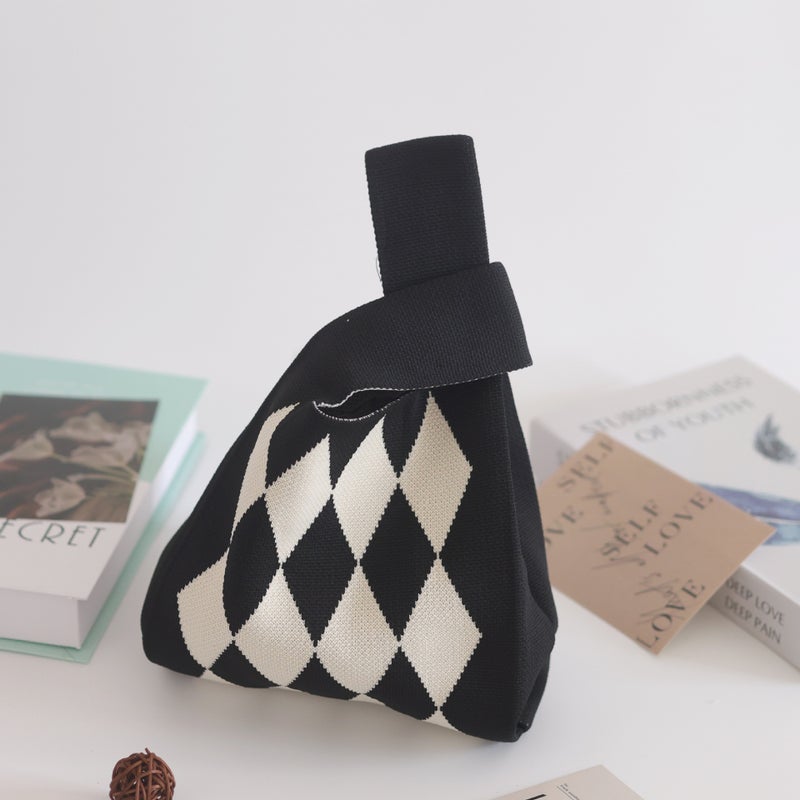 Knitted Handbag Bag Women'S Handbag Hand Gift 100-Day Banquet Vest Bag Knitted Bag Knitted Bag Factory - Image 1