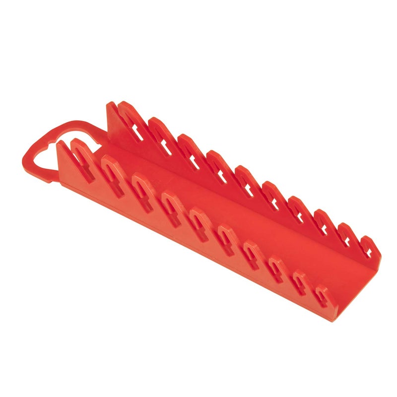Ernst Manufacturing - E5074 5074-Red Gripper Stubby Wrench Organizer, 10 Tool, Red - Image 1