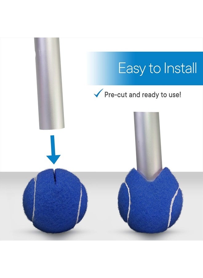 RMS Walker Glide Balls - A Set of 4 Balls with Precut Opening for Easy Installation, Fit Most Walkers (Blue)  - Image 2