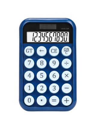 Pocket Calculator / Solar and Battery Dual Power / Auto Power Off / 10-Digit LCD Display / ABS Plastic Martial / Precision and Efficiency at Your Fingers - Blue - pzsku/Z59A5EFF1EF4B8D1B1A35Z/45/_/1727862653/494c556f-2456-4593-ba58-00193104e5c8
