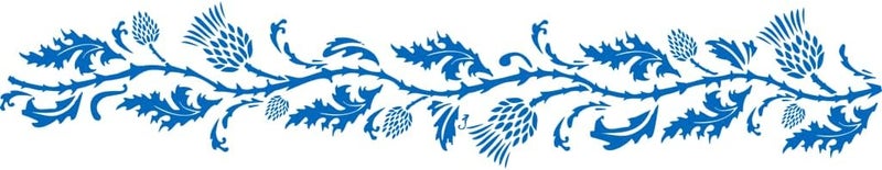 inking house Thistle Armband Temporary Tattoo Waterproof Scottish flower Scotland Team - Image 1