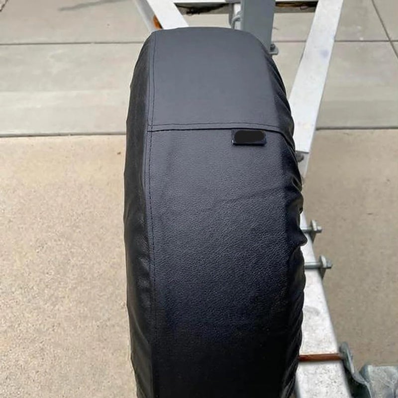 Universal Spare Tire Cover, PVC Leather Wheel Cover for Car Trailer RV Camper(14 Inch) - Image 2