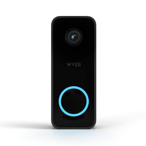 WYZE Video DOORBELL V2 Security Camera Black - Image 1