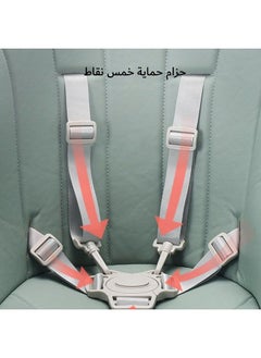 hibobi Adjustable Multifunctional Portable Foldable Dining Highchair With Removable Tray  - Image 5